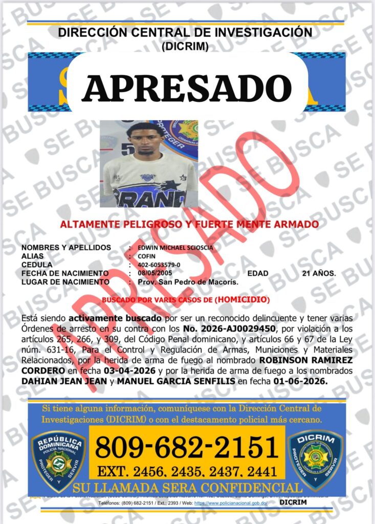 Alleged suspect in homicide dies during confrontation with DICRIM agents in San Pedro de Macorís | De Último Minuto English