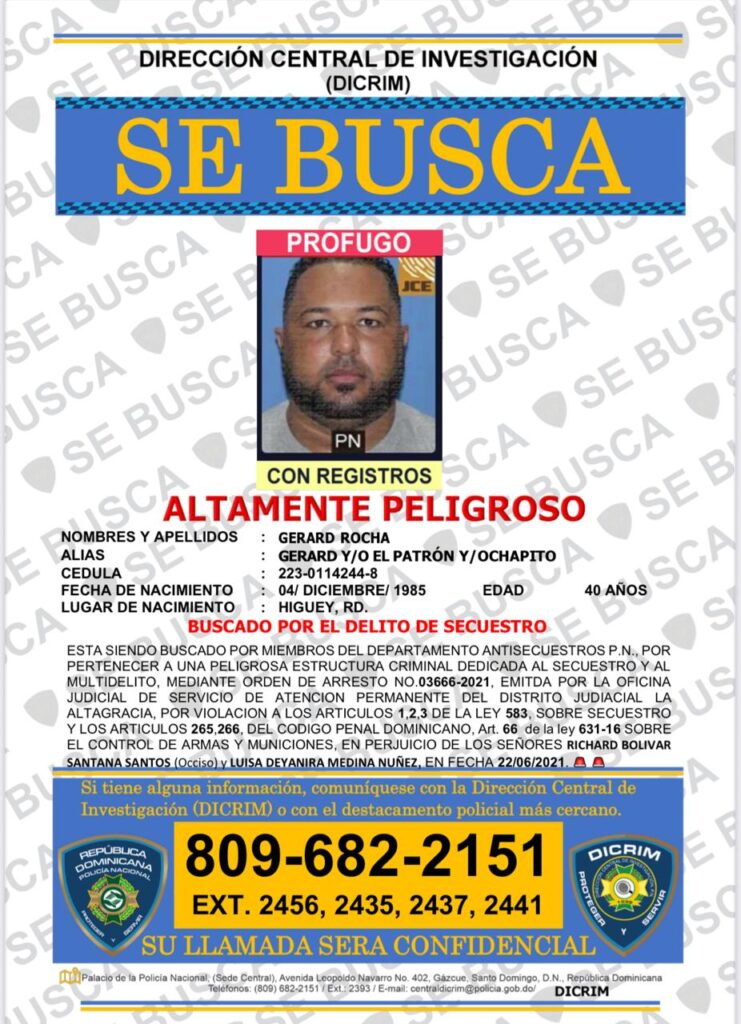 National Police activates search for eight fugitives wanted for various kidnapping cases | 3 | National Police activates search for eight fugitives wanted for various kidnapping cases | De Último Minuto English