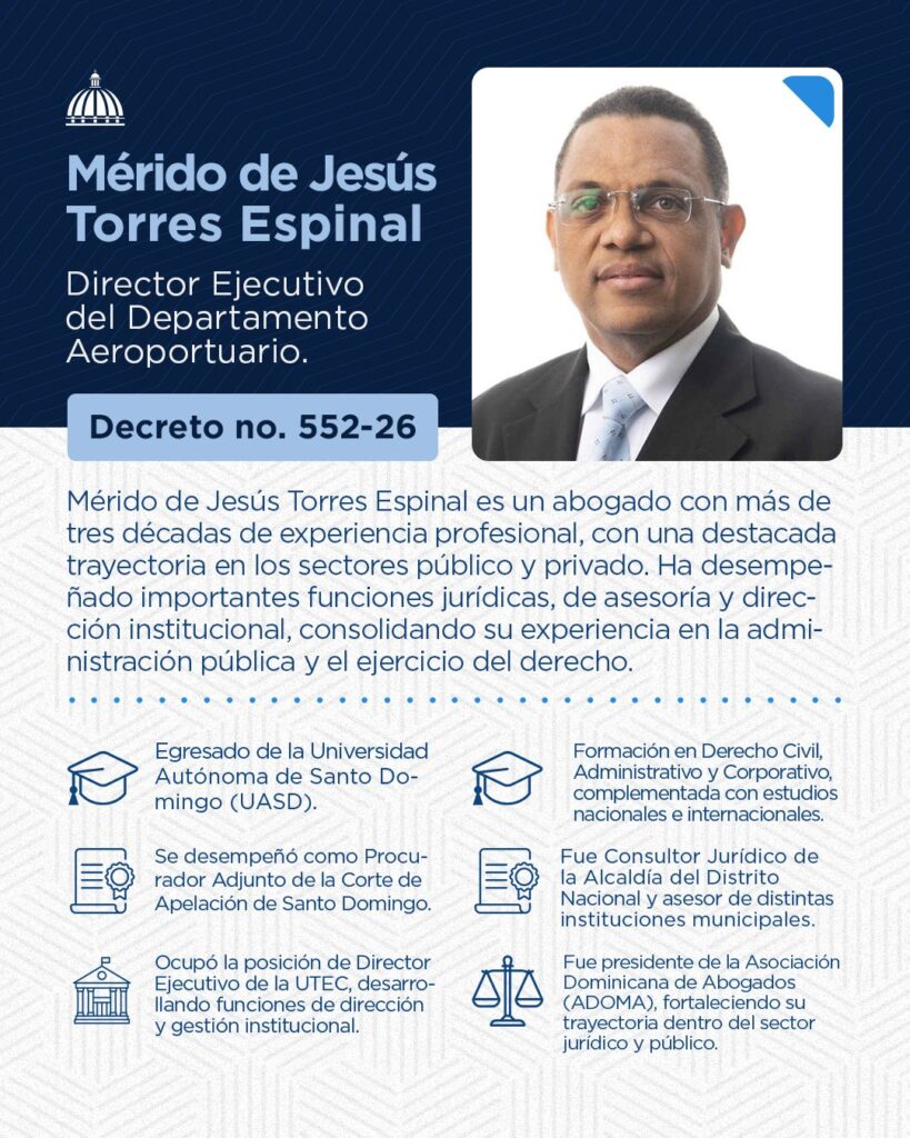 Mérido Torres returns to the Government: his latest asset declaration was around RD$88.5 million | De Último Minuto English