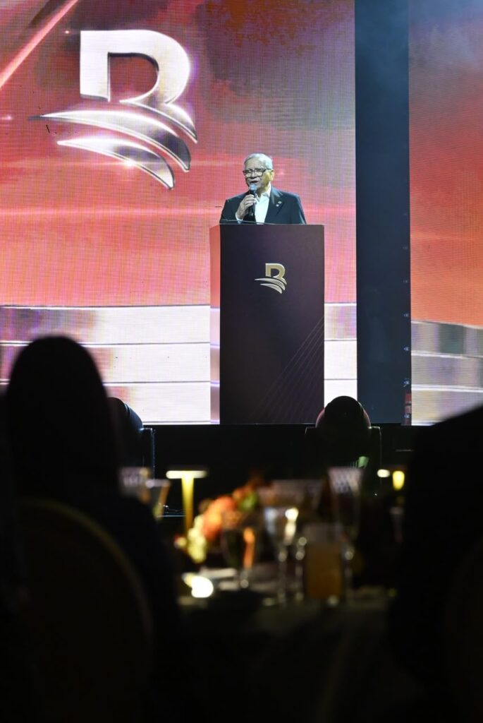 Leonardo Aguilera, presidente ejecutivo de Banreservas, durante la celebración del 85 aniversario de la entidad financiera en Santo Domingo.
