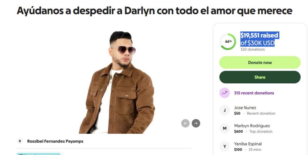 Financial support requested to repatriate the remains of typical musician Darlyn Fernández to the DR | De Último Minuto English